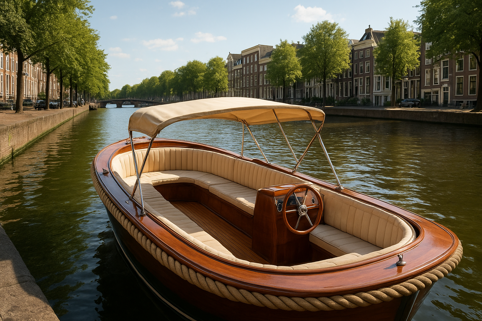 Foto bij Een privérondvaart in een luxe open boot voor een late nazomermiddag